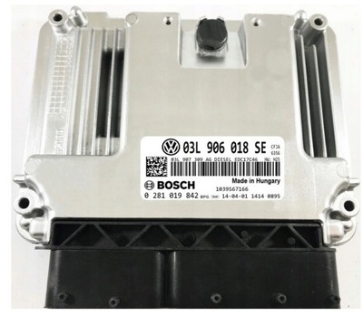 COMPUTADOR ECU SKODA 2.0 TDI 03L906018SE 0281019842  