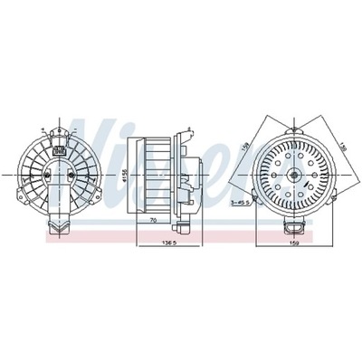 VENTILADOR INTERIOR NISSENS 87787  