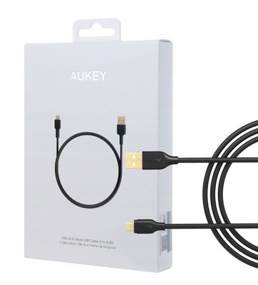 AUKEY CB-MD1 Black kabel micro USB Quick Charge 1m