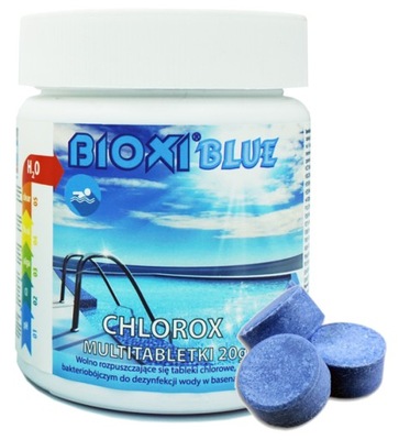 Multi tabletki blue do basenów Bioxi 20g chlor