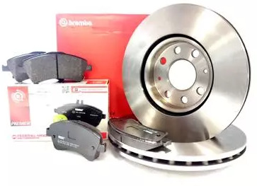 Тормозные диски brembo тормозные колодки ferodo kia sportage magentis фото №1