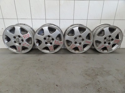 OPEL ZAFIRA A LLANTAS DE ALUMINIO 6JX15 DISTANCIA 5X110 ET43 JUEGO  