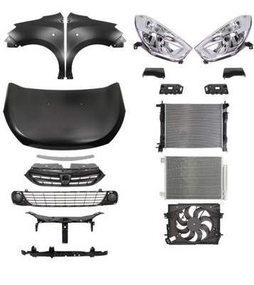 Dacia lodgy 12- бампер pas капот решётка радиатора фото №1