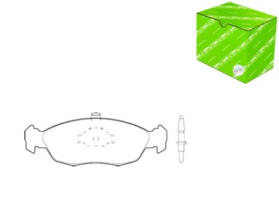 ZAPATAS DE FRENADO CITROEN SAXO 96-03 Z CZUJ. VALEO  