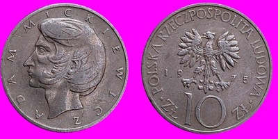 10 zł 1975 Adam Mickiewicz A 102