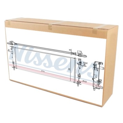 Радиатор двигателя воды renault laguna 2 2.0 2.2 фото №1