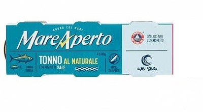 Mare Aperto Tonno 3x80g włoski tuńczyk w oliw