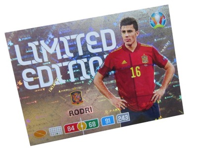 PANINI EURO 2020 KARTA LIMITED RODRI