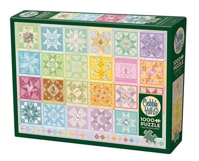 Puzzle 1000 Patchwork z gwiazdami /Cobble Hill