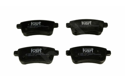 HART ZAPATAS DE FRENADO PARTE TRASERA MEGANE 3 1.4 16V 09-  