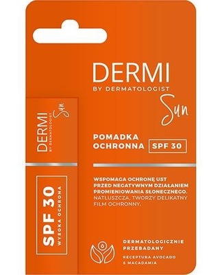 DERMI Pomadka ochronna SPF 30 ,4.5g