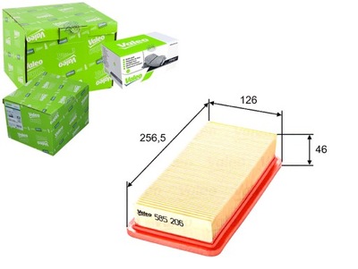 Valeo фильтр воздуха hyundai getz 11/02- фото №1