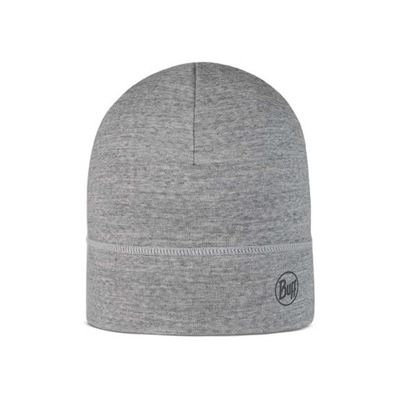 Czapka Buff Lightweight Merino Wool Hat SOLID LIGHT GREY