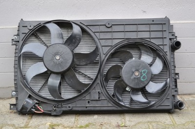 Vw skoda seat вентилятор + радиатор 1k0121207bb фото №1