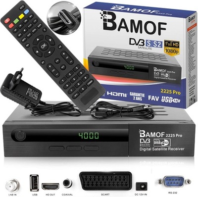 Dekoder DVB-S2 Bamof 2225 Pro V2 K4172