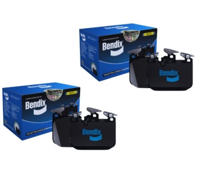 Набір гальмівних колодок перед+ задня bendix kia sportage ii 2.0/2.7 фото №1