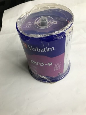 Verbatim DVD+R 16x 4.7GB 100P CB 43551