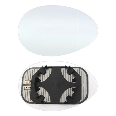 Alfa romeo 156 97+ вкладиш дзеркало правий з підігрівом асферичне фото №1