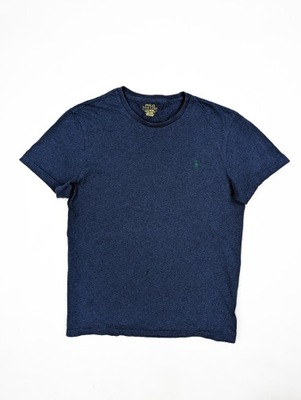 Polo Ralph Lauren niebieska koszulka t-shirt L logo