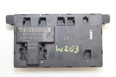 Модуль дверь правый перед mercedes w203 2038201485 блок управления фото №1