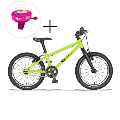 Superlekki rower dla dzieci KUbikes 16L Zielony