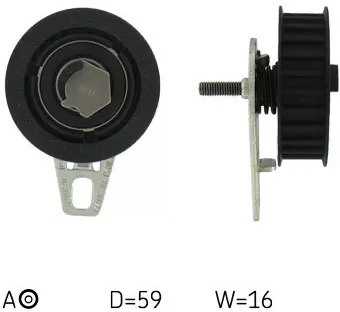 SKF ĮTEMPIKLIS DIRŽELIO VKM 12277 