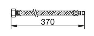 Tres патрубок гнучкий 360 mm 9134806 фото №1