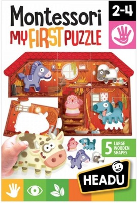 Montessori Moje pierwsze puzzle HEADU
