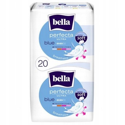 BELLA podpaski Perfecta Blue 20szt