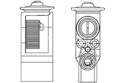 MAHLE VÁLVULA DE EXPANSIÓN DE ACONDICIONADOR CITROEN XSARA PICASSO PEUGEOT 206  