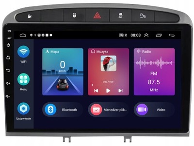 RADIO GPS ANDROID NAVEGACIÓN BT PEUGEOT 308 40  