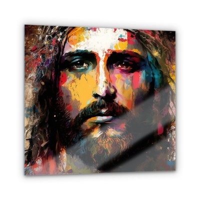 Piękny Obraz Portret Twarz Jezusa