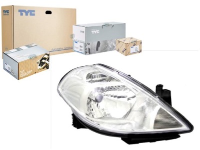 Фара h4 электрический цвет вкладыш: серебристый ko фото №1