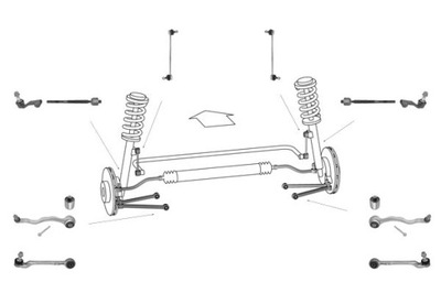 SVIRTIS KOMPLEKTAS PAKABOS BMW 3 F30 F80 F31 F34 