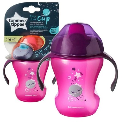 KUBEK NIEKAPEK Z UCHWYTAMI 230ML TOMMEE TIPPEE