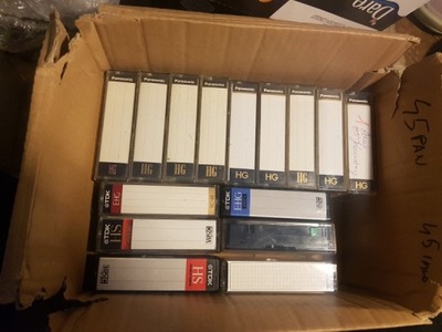 kaseta taśma VHS-C VHSC Panasonic TDK HG 45min
