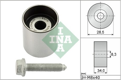 INA 532 0197 10 РОЛИК РЕМНЯ ГРМ