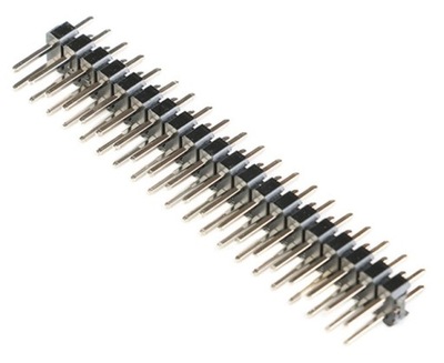 Listwa Kołkowa 2x40Pin 2mm Czarna