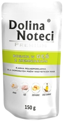 DOLINA NOTECI PREMIUM mokra karma dla psa GĘŚ Z ZIEMNIAKAMI 150 g