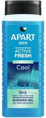 ŻEL POD PRYSZNIC MĘSKI 3 w 1 APART MEN ACTIVE FRESH COOL