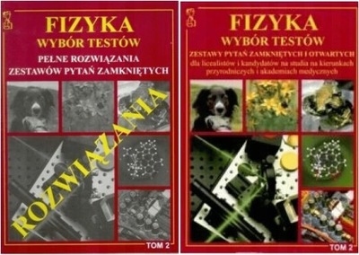 Fizyka Tom 2 Wybór testów Rozwiązania Medyk