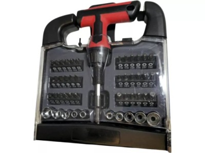 WKRĘTAK ZESTAW BITÓW I NASADEK 48 ELEMENTÓW TEDI