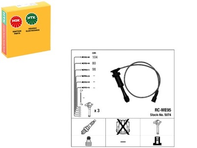 Набор трубопровод зажигания ngk 5074 фото №1