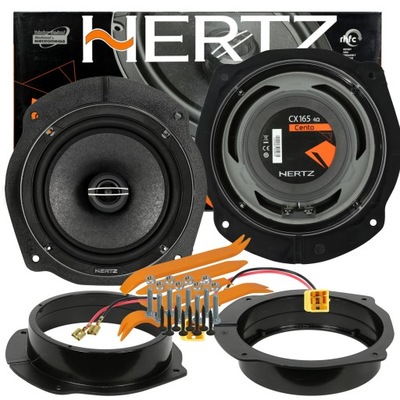 HERTZ ECX CX 165 ALTAVOCES FIAT BRAVO PARTE DELANTERA I PARTE TRASERA  