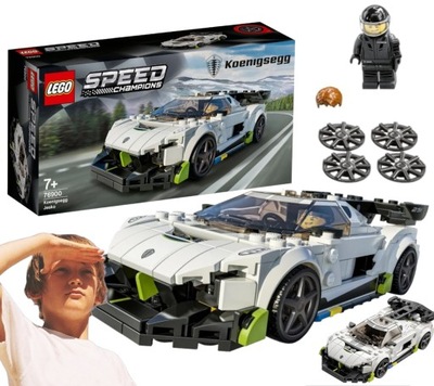 LEGO SPEED CHAMPIONS Koenigsegg Jesko 76900 Zestaw Wyścigówka Prezent Hit