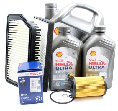 JUEGO DE FILTROS + ACEITE 5W30 KIA CEED 1.6 CRDI 2012-  