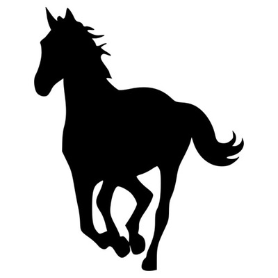 Naklejka KOŃ na samochód Konno Konie - Hobby, jazdy konna, jeździectwo