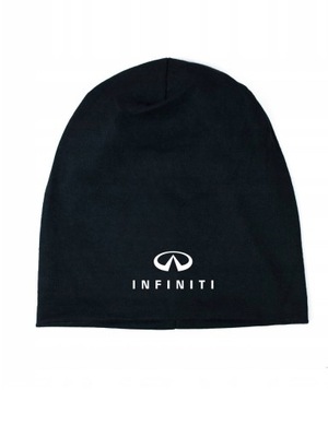 CZAPKA CZARNA OVERSIZE INFINITI