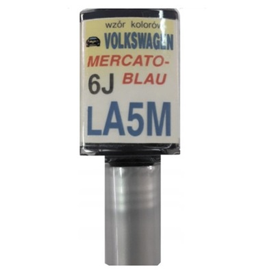 ZAPRAWKA DO RYS 10ML AUDI VW SEAT LA5M 6J AZUL MERCAT MERCATOBLAU  