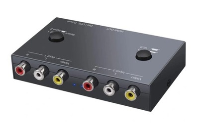 KONWERTER 2 RCA NA HDMI SWITCH SPLITTER VIDEO